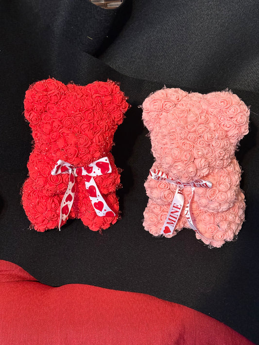 Rose teddy bears