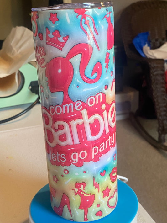 Barbie 20oz tumbler